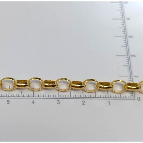 MiLor Italy 14K Yellow Gold Oval Link Chain Necklace – 20”, 10.29g, Hallmarked - Picture 4 of 4